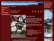Tablet Screenshot of fewo-franke.badgrund.de